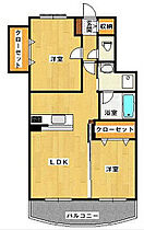 福岡県久留米市小森野3丁目19-6（賃貸マンション2LDK・1階・60.30㎡） その2