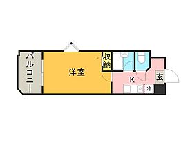 福岡県久留米市中央町18-2（賃貸マンション1K・9階・21.90㎡） その2