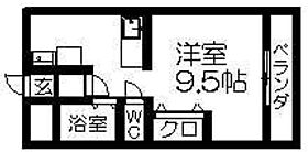 メゾン吉田 310 ｜ 福岡県久留米市東合川6丁目3-36（賃貸マンション1R・3階・30.03㎡） その2