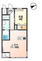 福岡県久留米市櫛原町58-2（賃貸アパート1LDK・2階・39.00㎡） その2