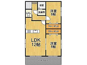 ヴェルジュ大木グランスイート 105 ｜ 福岡県三潴郡大木町大字大角1642-1（賃貸アパート2LDK・1階・57.96㎡） その2