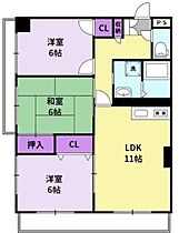 福岡県久留米市東櫛原町953（賃貸マンション3LDK・4階・67.50㎡） その2