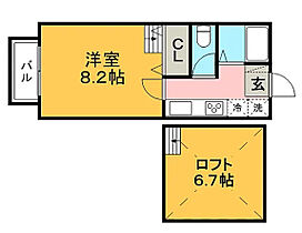 レモンバームII 201 ｜ 福岡県久留米市田主丸町益生田862-1（賃貸アパート1K・2階・24.48㎡） その2