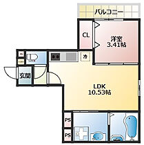 THENOBLES諏訪野町I 202 ｜ 福岡県久留米市諏訪野町2249-4（賃貸アパート1LDK・2階・33.14㎡） その2