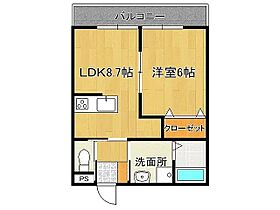 Detente-I 102 ｜ 福岡県久留米市三潴町福光163-1（賃貸アパート1LDK・1階・34.78㎡） その2