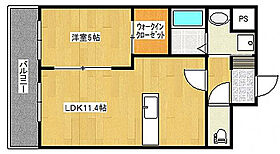 福岡県久留米市日ノ出町81-2（賃貸マンション1LDK・2階・40.50㎡） その2