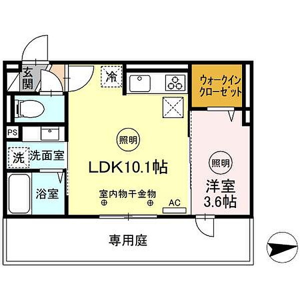 D-ROOM　FIRST　大善寺駅前 ｜福岡県久留米市大善寺大橋1丁目(賃貸アパート1LDK・3階・34.92㎡)の写真 その2