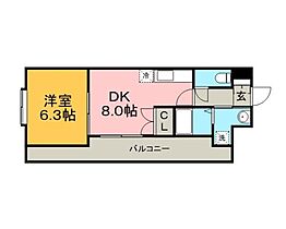 福岡県久留米市小頭町3-7（賃貸マンション1LDK・3階・31.69㎡） その2