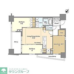 間取図画像 2SLDK