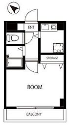 京急久里浜線 京急久里浜駅 徒歩7分の賃貸マンション 5階1Kの間取り