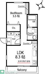 間取図画像 1LDK