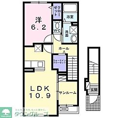 間取図画像 1LDK
