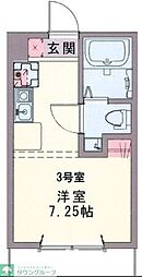 コスタ横須賀中央 ワンルームの間取図画像