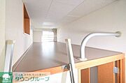 ロフト。「同タイプの部屋の写真です」「現況優先」