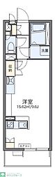 レオネクスト森 ワンルームの間取図画像