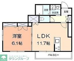 M's9 2LDKの間取図画像