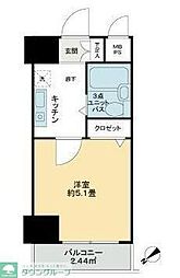 アーバンヒルズ吉野町 1Kの間取図画像
