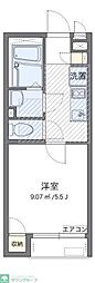 レオネクストグランデ上大岡 1Kの間取図画像