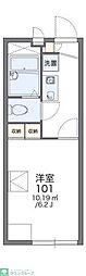 レオパレスELAN3 1Kの間取図画像
