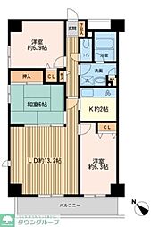ガーデンシティ金沢文庫 3LDKの間取図画像