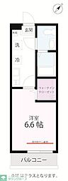 QUIET CRAB HOUSE mix 磯子(仮) 1Kの間取図画像