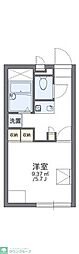 レオパレスみうらイチゴ駅 1Kの間取図画像