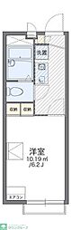 レオパレスN-1 1Kの間取図画像