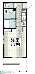 リブアクシス 1Kの間取図画像