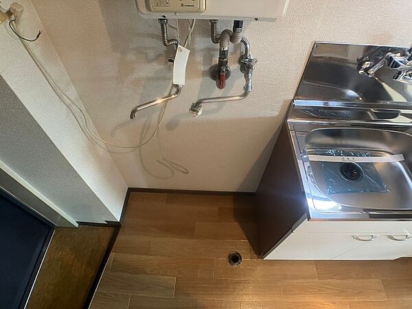 画像24:洗濯機はこちらのスペースに置くことができます！