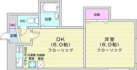 DEVEX382  ｜ 北海道札幌市北区北三十八条西2丁目（賃貸マンション1DK・3階・25.02㎡） その2