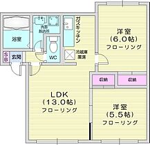 北海道札幌市北区新琴似二条3丁目（賃貸アパート2LDK・2階・53.50㎡） その2