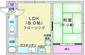 北海道札幌市東区北三十四条東1丁目（賃貸アパート1LDK・3階・31.46㎡） その2