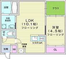 ブランシャール医大前  ｜ 北海道札幌市中央区南四条西13丁目（賃貸マンション1LDK・1階・34.38㎡） その2