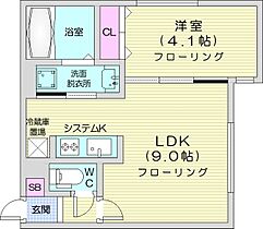 カーザフェリス平岸  ｜ 北海道札幌市豊平区平岸四条9丁目（賃貸マンション1LDK・1階・29.88㎡） その2