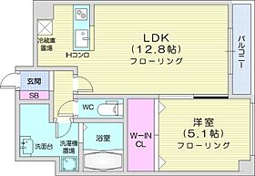 カレラ近代美術館前  ｜ 北海道札幌市中央区大通西18丁目（賃貸マンション1LDK・1階・43.06㎡） その2