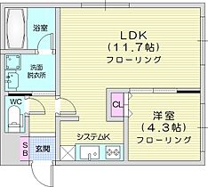 N32A棟  ｜ 北海道札幌市北区北三十二条西11丁目（賃貸マンション1LDK・4階・37.26㎡） その2