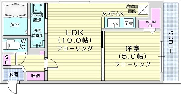 TerraceShizuku ｜北海道札幌市中央区南四条西16丁目(賃貸マンション1LDK・1階・35.69㎡)の写真 その2