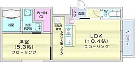 F/LEAD琴似  ｜ 北海道札幌市西区二十四軒四条5丁目（賃貸マンション1LDK・1階・35.78㎡） その2