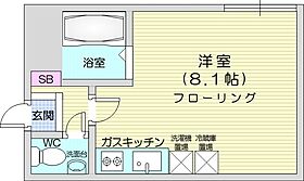 北海道札幌市北区麻生町3丁目（賃貸マンション1R・2階・19.98㎡） その2