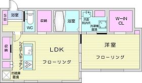 R-fino札幌桑園  ｜ 北海道札幌市中央区北八条西20丁目（賃貸マンション1LDK・3階・45.50㎡） その2