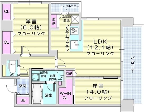 ネベル円山公園表参道_間取り_0