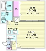 ハイネス新琴似  ｜ 北海道札幌市北区新琴似二条1丁目（賃貸アパート1LDK・2階・38.08㎡） その2