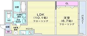 北海道札幌市北区北二十六条西9丁目（賃貸マンション1LDK・5階・36.61㎡） その2