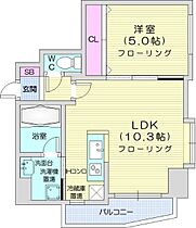 クラージュ南円山  ｜ 北海道札幌市中央区南三条西23丁目1-16（賃貸マンション1LDK・5階・35.00㎡） その2