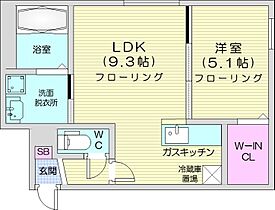 アレナ宮の沢  ｜ 北海道札幌市西区宮の沢一条3丁目（賃貸マンション1LDK・3階・34.60㎡） その2