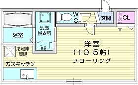 北海道札幌市北区あいの里三条2丁目（賃貸アパート1K・2階・25.51㎡） その2