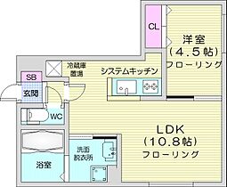 patio豊平公園  ｜ 北海道札幌市豊平区豊平四条11丁目（賃貸マンション1LDK・2階・34.78㎡） その2