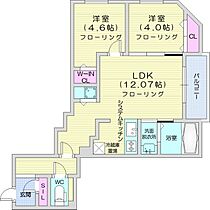 S-RESIDENCE元町alectra  ｜ 北海道札幌市東区北二十四条東16丁目（賃貸マンション2LDK・3階・49.87㎡） その2