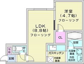 アムール大通東  ｜ 北海道札幌市中央区大通東3丁目15-1（賃貸マンション1LDK・5階・30.00㎡） その2