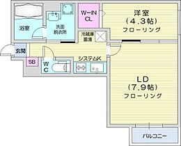 S-RESIDENCE東札幌azure  ｜ 北海道札幌市白石区東札幌六条2丁目（賃貸マンション1LDK・2階・35.57㎡） その2